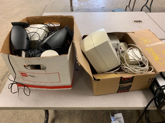 2 Boxes of Speakers