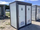 Bastone Unused Dual Stall Mobile Toilet