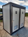 Bastone Unused Dual Stall Mobile Toilet