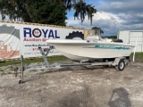 1998 17ft Proline Boat with Trailer