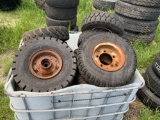 Pallet of Used Forklift Tires