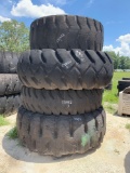 Four Large Commercial Tires