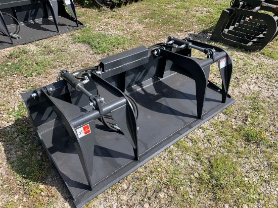 Unused JCT 72in Skid Steer Grapple Bucket