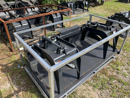 Unused JCT 72in Skid Steer Grapple Bucket