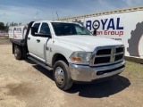 2012 Dodge Ram 3500 Crew Cab Dually Flatbed Truck