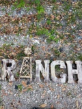 Metal Ranch Sign Decor
