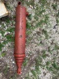 Unused Telescoping hydraulic cylinder- orange