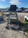 Elevated chair with fuel tank