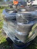 Pallet of golf cart tires