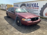 2010 Ford Crown Vic 4 Door Police Sedan