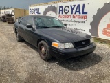 2008 Ford Crown Vic 4 Door Police Sedan