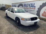 2011 Ford Crown Vic 4 Door Police Sedan