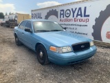 2008 Ford Crown Vic 4 Door Police Sedan