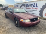 2008 Ford Crown Vic 4 Door Police Sedan