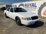 2007 Ford Crown Vic 4 Door Police Sedan