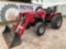 2014 Mahindra 4025 4WD Front Loader Tractor