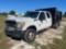 2012 Ford F-350 4x4 Crew Cab Dump Pickup Truck