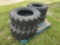 Four Unused Loadmaxx 12-16.5 Skid Steer Tires