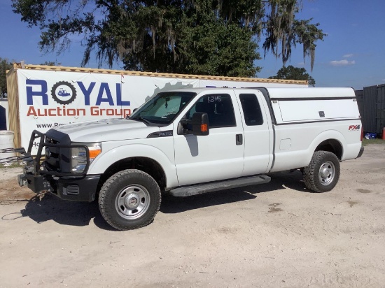 2012 Ford F-350 4x4 Ext Cab Pickup Truck
