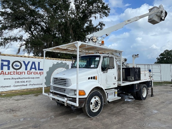 2004 Sterling Acterra 30ft Bucket Service Crane Truck