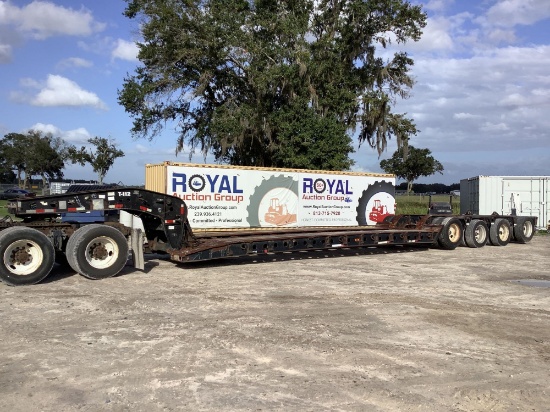 2000 Fontaine TB50NGB Quad Axle Lowboy Trailer