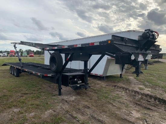 2018 Kauffman 4-Car Hydraulic Tri-Axle Hauler