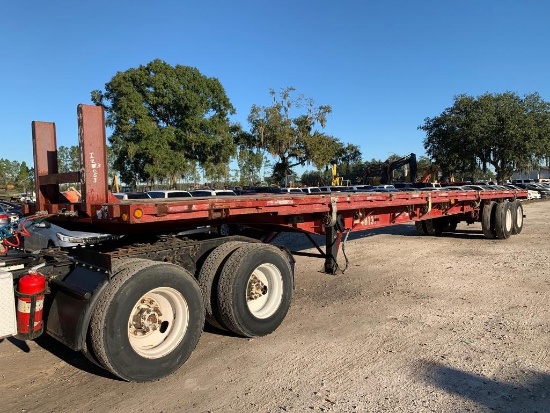 2000 Clark CFBT-2000 48ft Flatbed Trailer