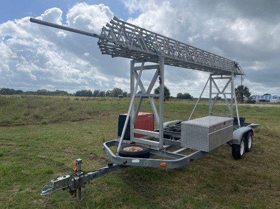 1997 Aluma Trailer Mounted 100ft Radio Tower