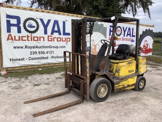 Yale 5000LB LP Cushion Tire Forklift
