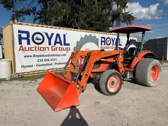 2013 Kubota M5140D 4WD Front End Loader Tractor