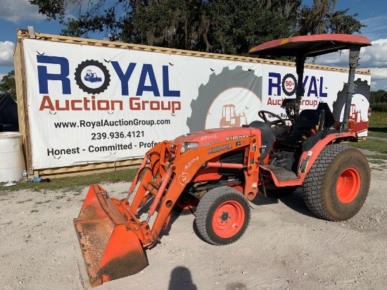 2013 Kubota B3200 HSD 4WD Front Loader Tractor