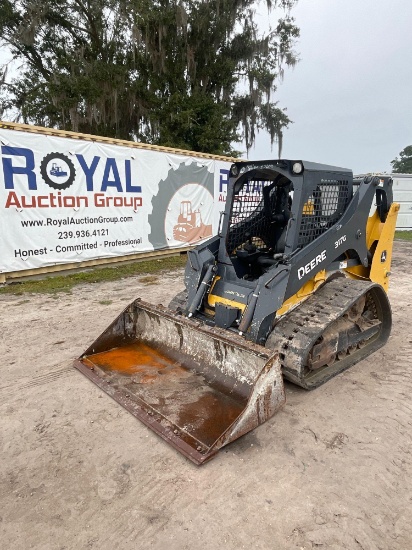 2017 John Deere 317G Skid Steer Track Loader
