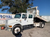 2001 International 4700 Crew Cab Dump Truck