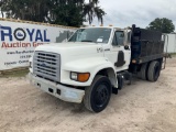 1997 Ford F800 Flatbed Truck