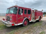 1991 E-One Pumper Fire Truck