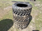 Four Unused Camso 10-16.5 Skid Steer Tires