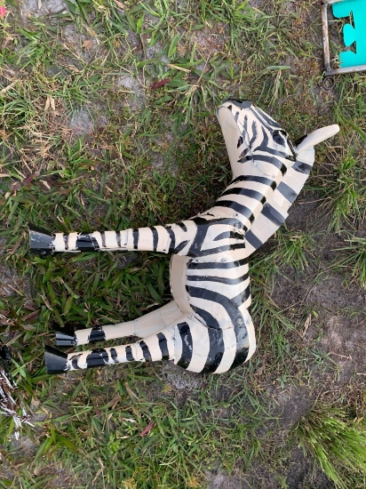 Zebra Lawn Decor