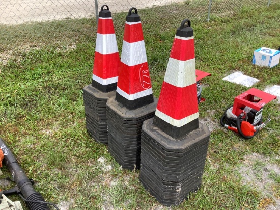 Lot of 49 Safety Cones