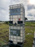 Set of Two Skid Mounted Caged Poly Tanks