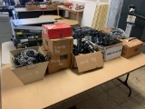 8 Boxes of Misc Cables, Mice, Etc.