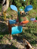 Donkey yard art