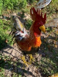 Rooster yard art