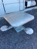 4 Person Steel Table