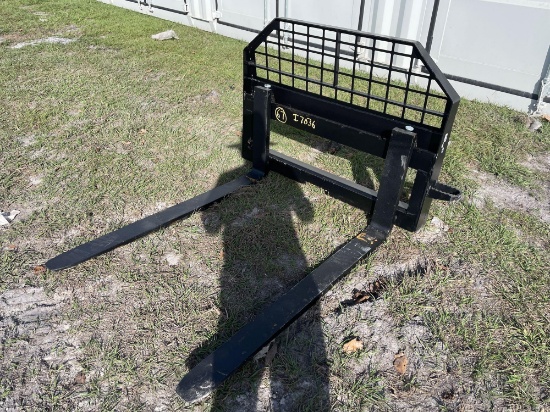 Unused 47in Skid Steer Forks and Frame