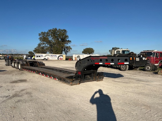 2017 Fontaine Magnitude 55L Plus26 60 Heavy Haul Tri-Axle Lowboy with Articulated Stinger 4th Axle