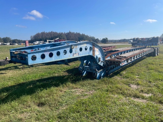 1986 Birmingham 50Ton Beam/Lowboy Tri-Axle Trailer