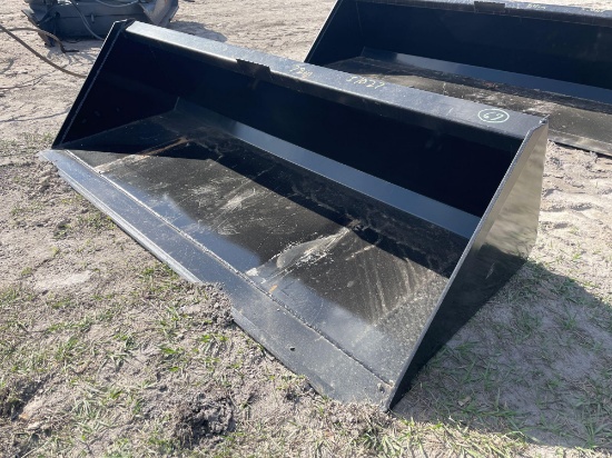 Unused 78in Skid Steer Bucket