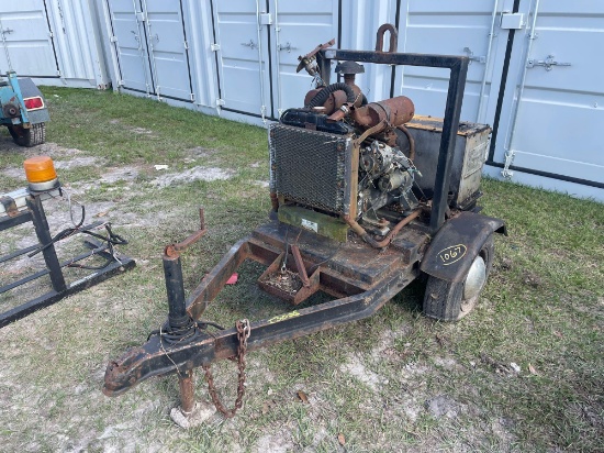 Diesel Power Unit and Hydraulic Pump Trailer