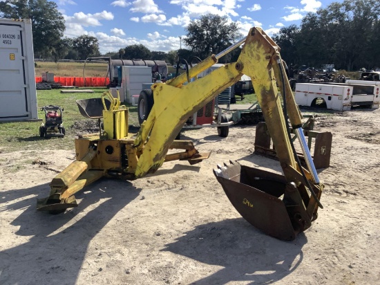 Backhoe Attachment with 24in Bucket with Teeth