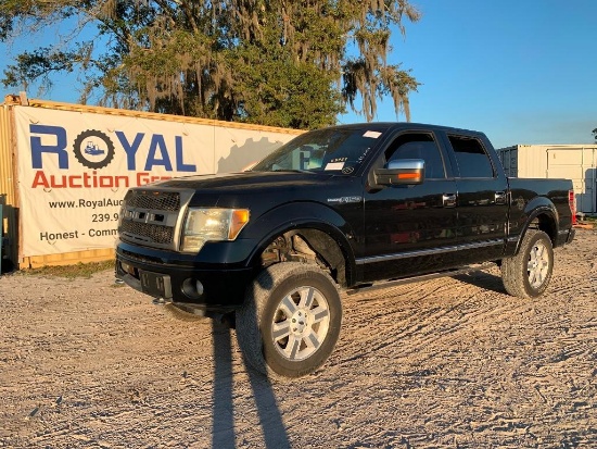 2012 Ford F-150 Platinum 4x4 Crew Cab Pickup Truck